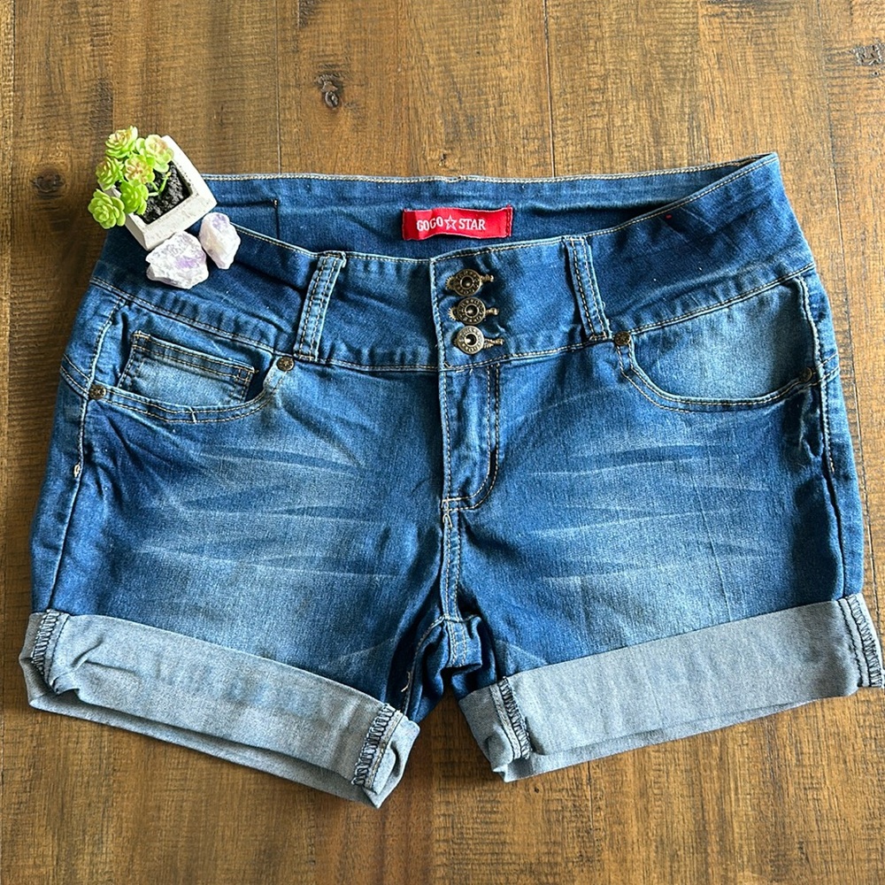 GOGO Blue Jean Shorts for Women